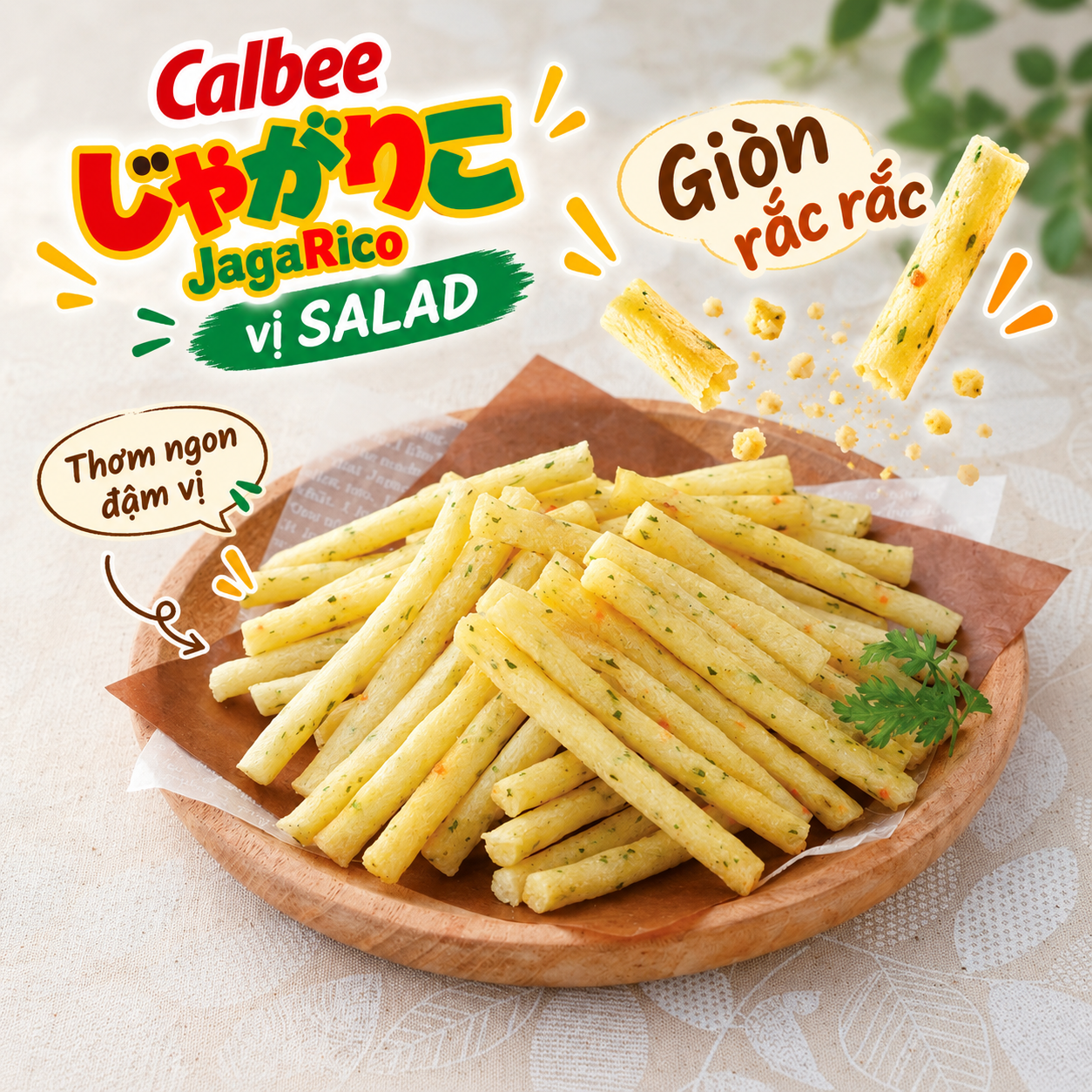 Snack khoai tây Jagarico